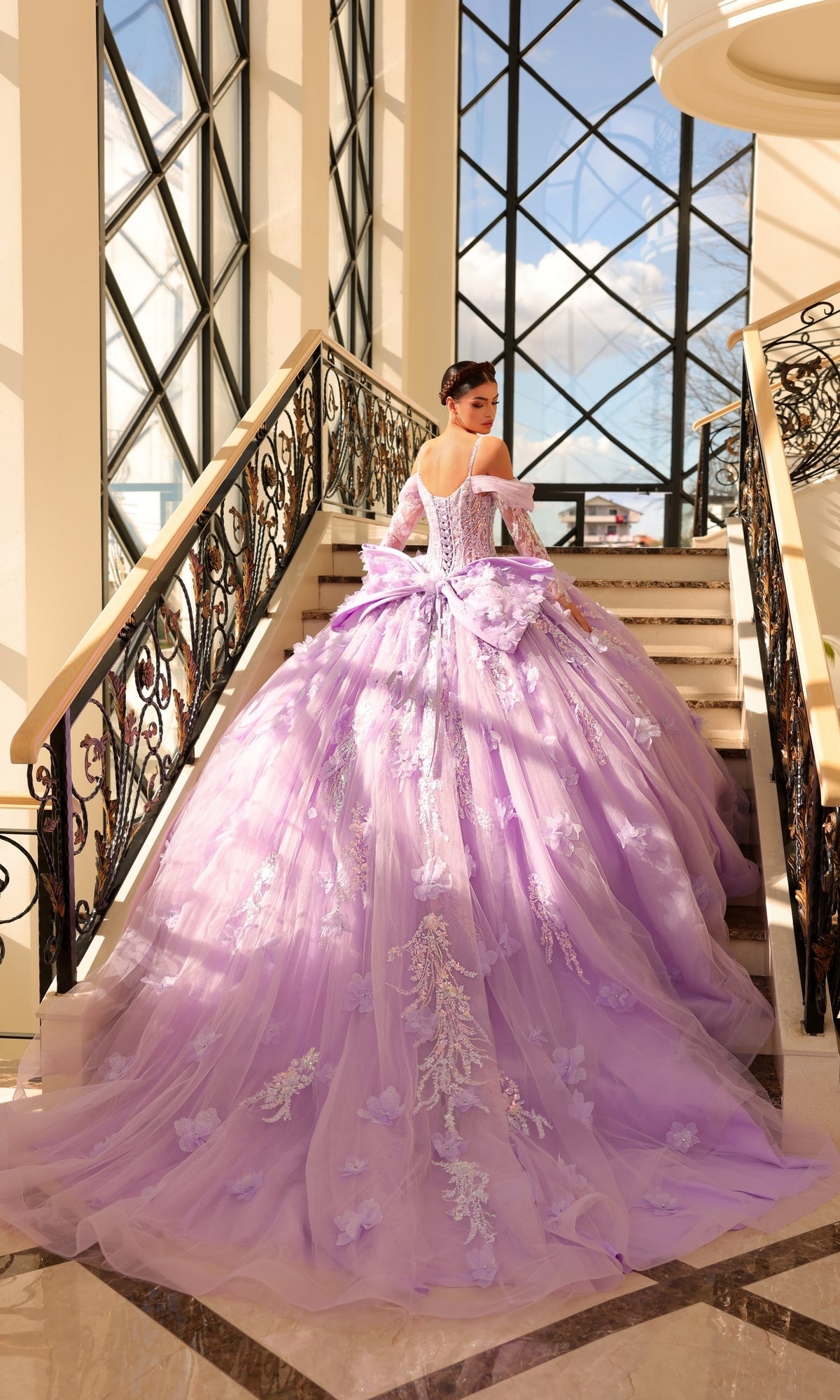 Amarra 54204 Long Quinceanera Dress