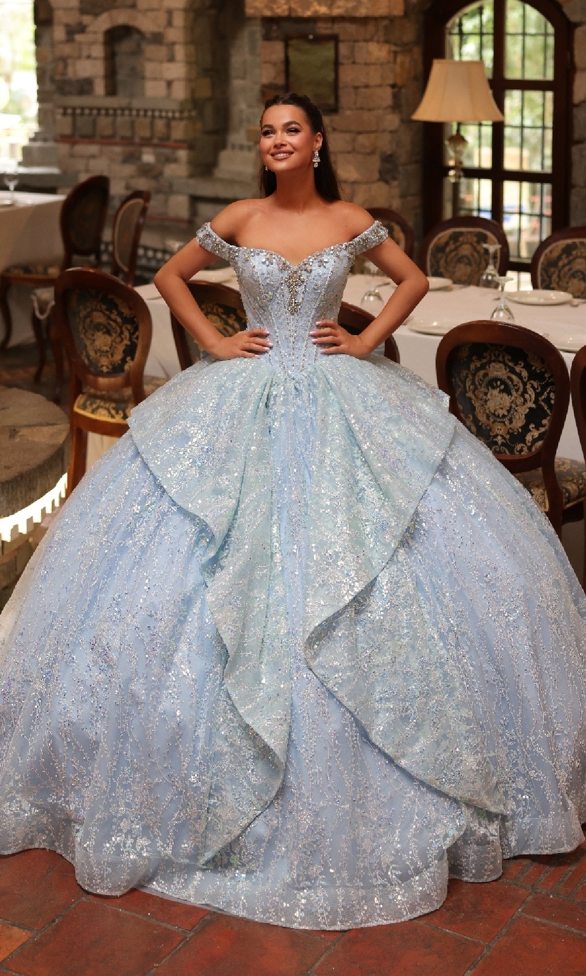 silver sweet sixteen dresses Vizcaya by Morilee 89332 Miami FL Dresses Prom Social Occasion Gowns Bridal Mother Wedding Cocktail Quince Sweet Sixteen Bat Mitzah Flowergirl