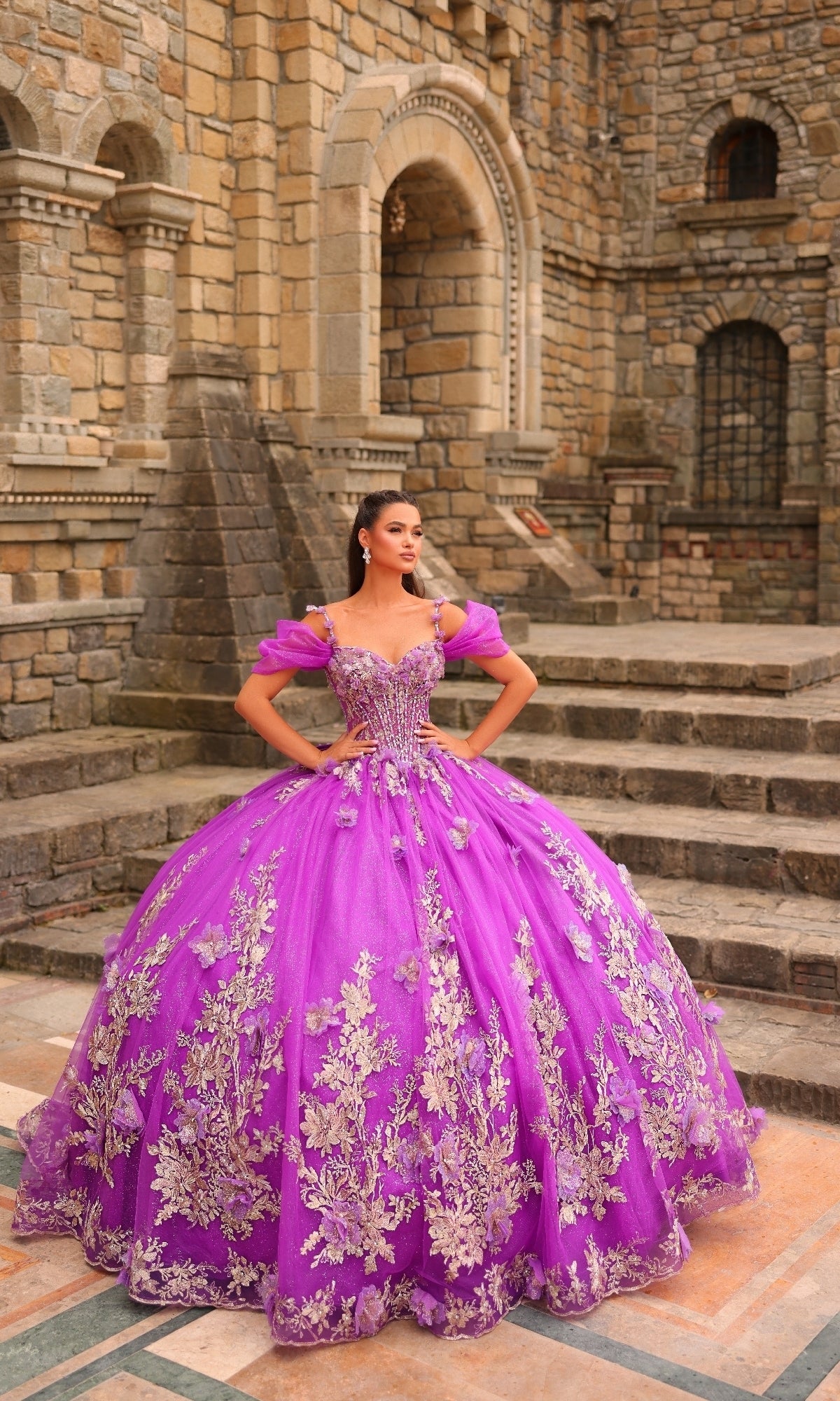 Amarra 54241 Long Quinceanera Dress– PromGirl
