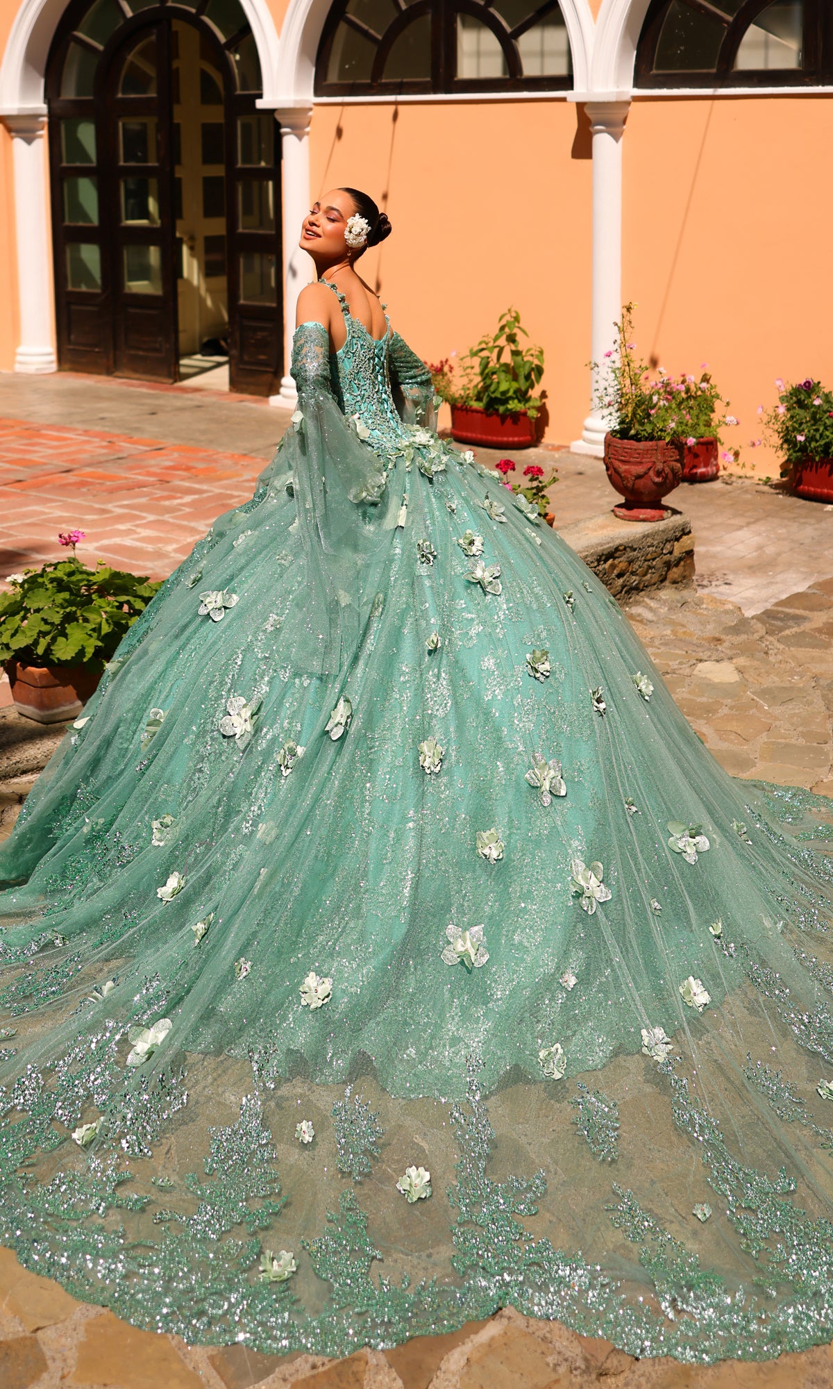 Amarra 54293 Corset Ball Gown Quinceañera Dress