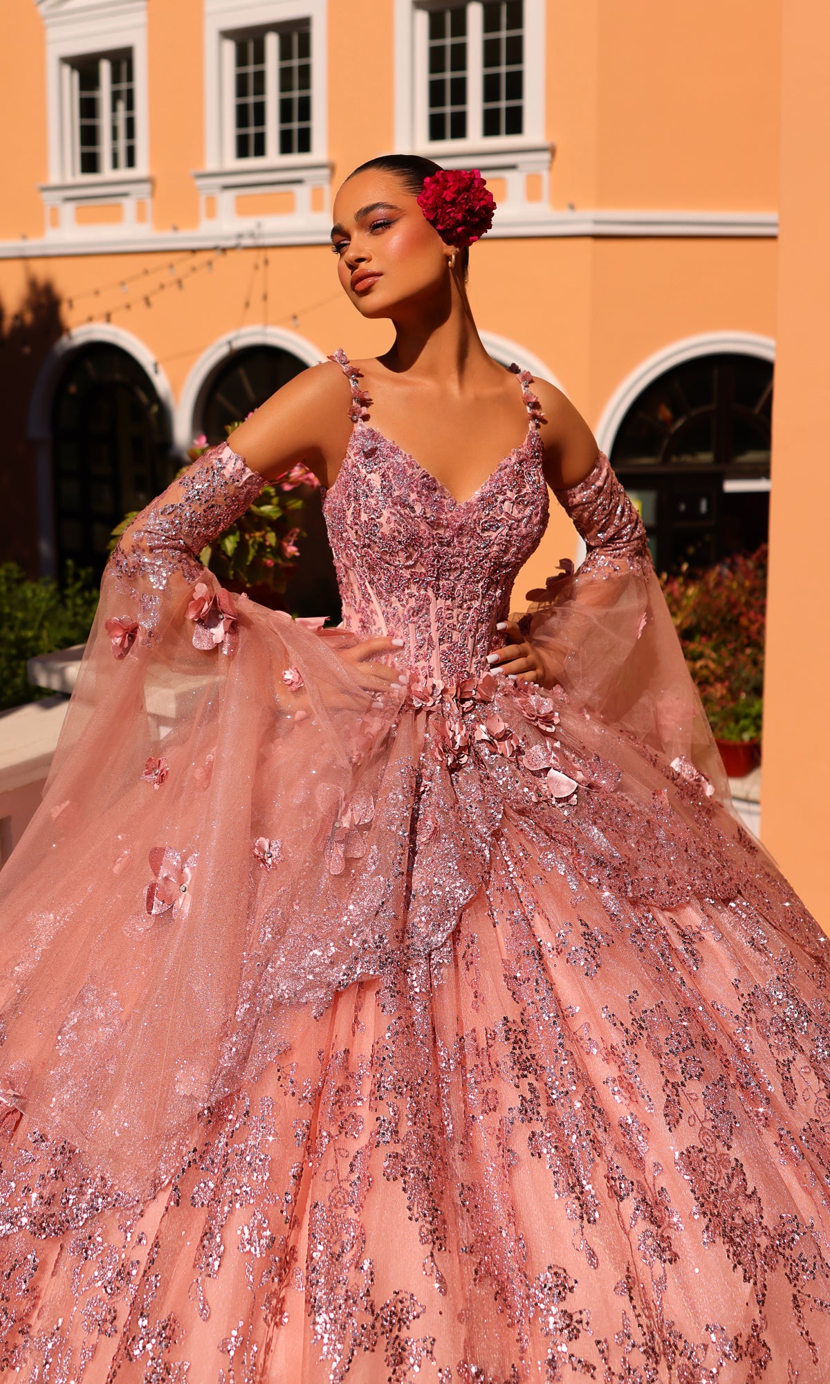 Amarra 54293 Corset Ball Gown Quinceañera Dress