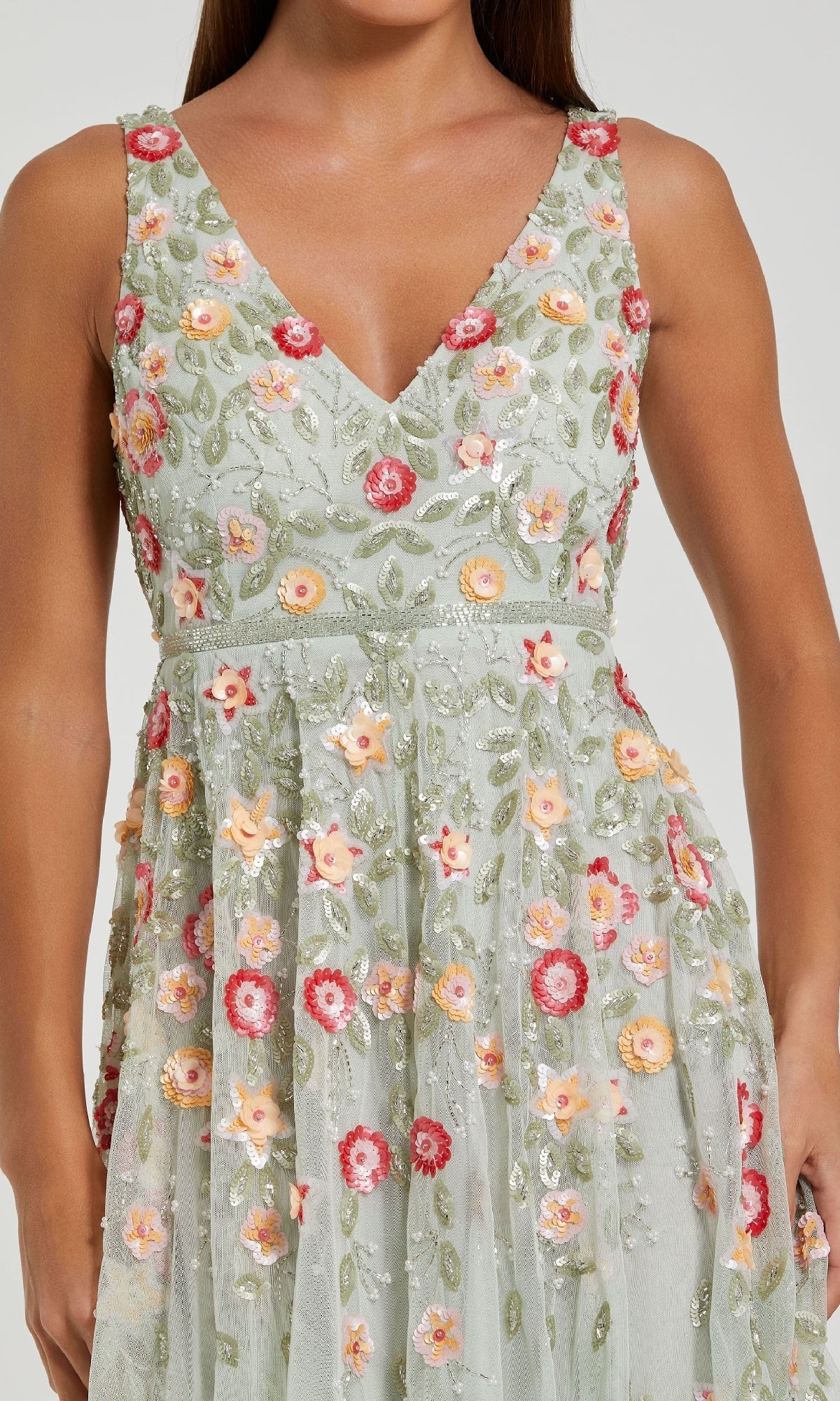 green tiana dress Nellie Maxi Dress Yellow | Red Floral | Yellow | Red Floral | Womens main image 0