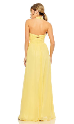 yellow maxi formal dresses Mac Duggal 55898 Long Prom Dress– PromGirl