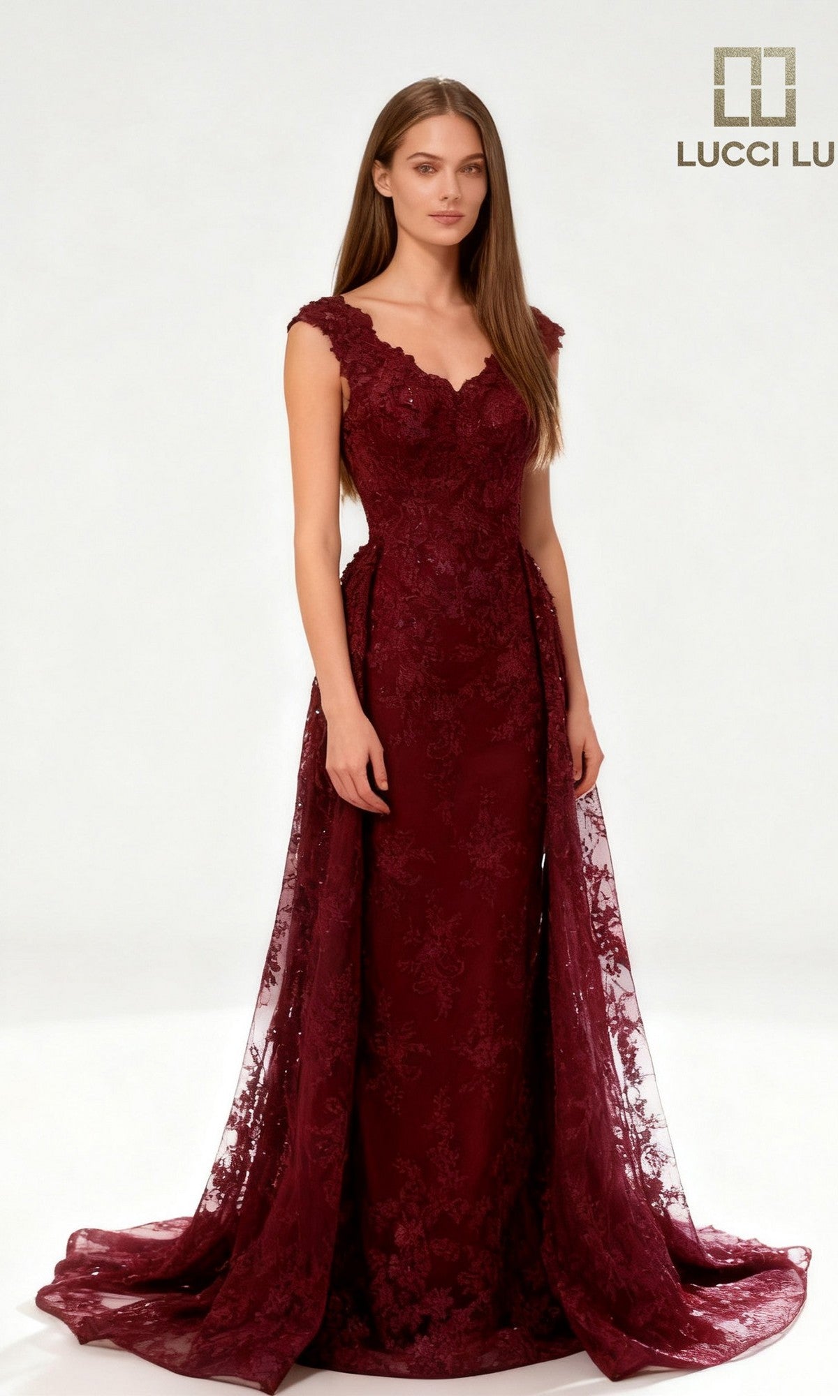 burgundy sleeveless prom dress Lucci Lu 6063 Long Navy / 16 recycle silkPink Prom Dresses In Greenville Size:9.5W Jersey Closure