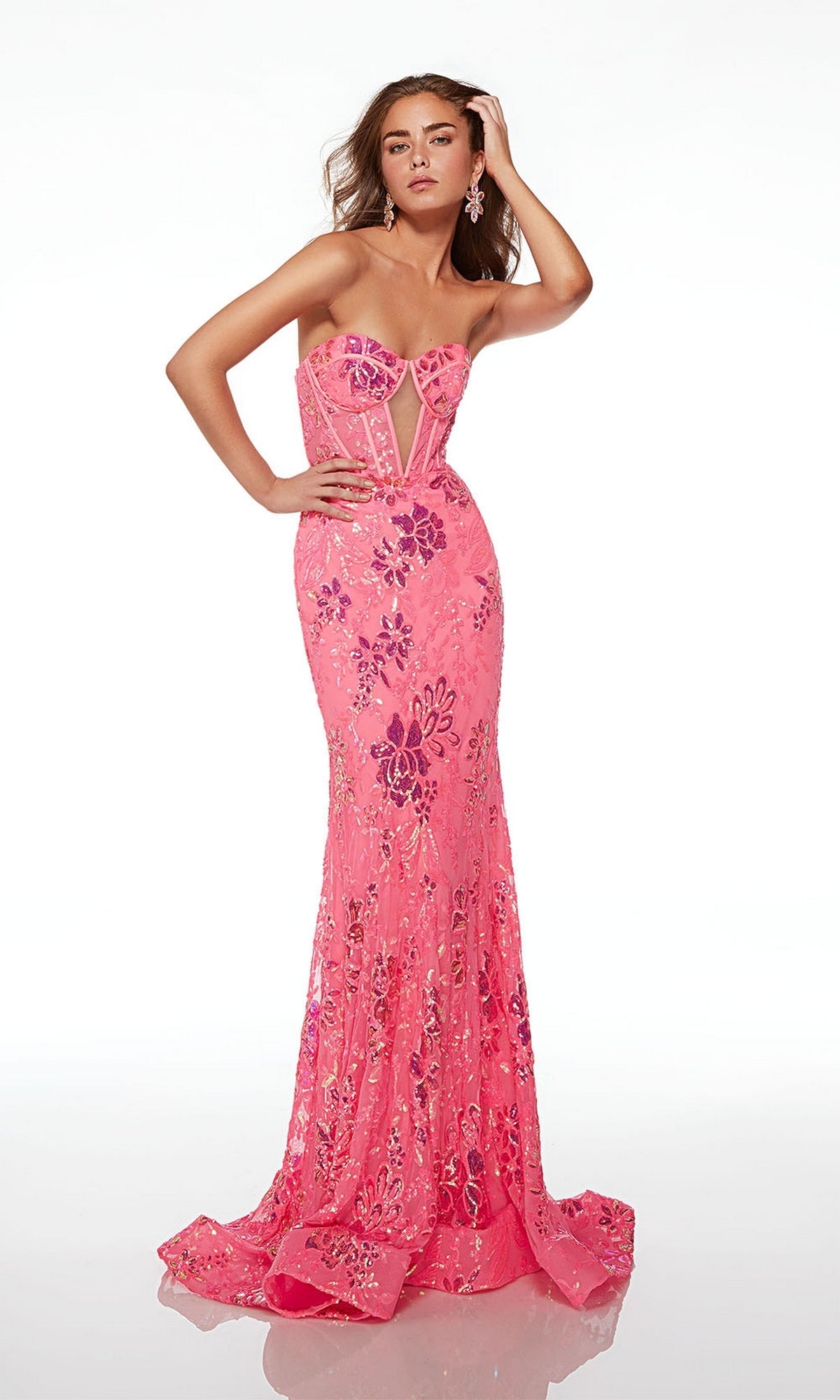 Alyce Long Formal Prom Dress 61505