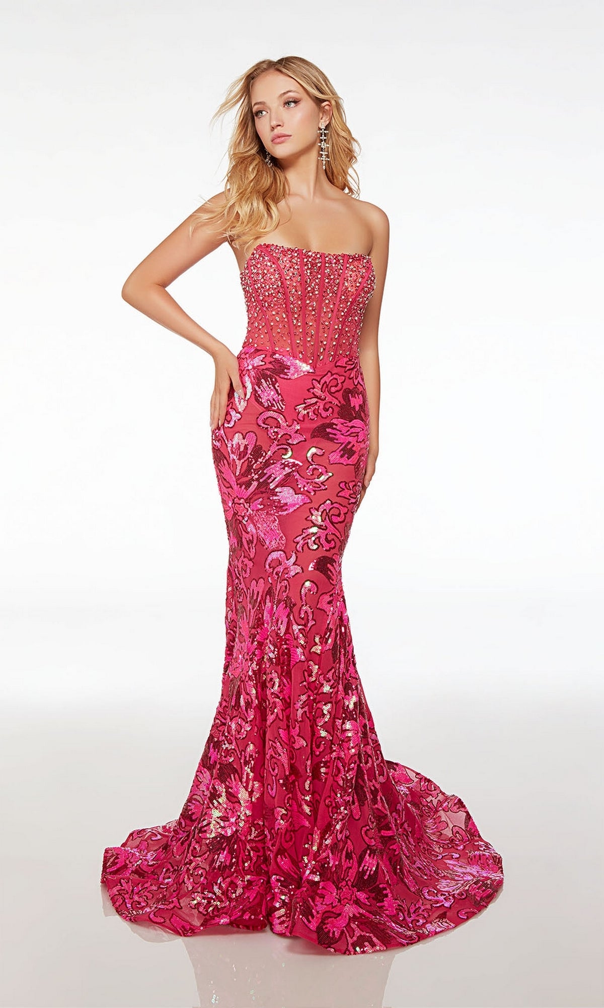 Alyce Long Prom Dress 61507