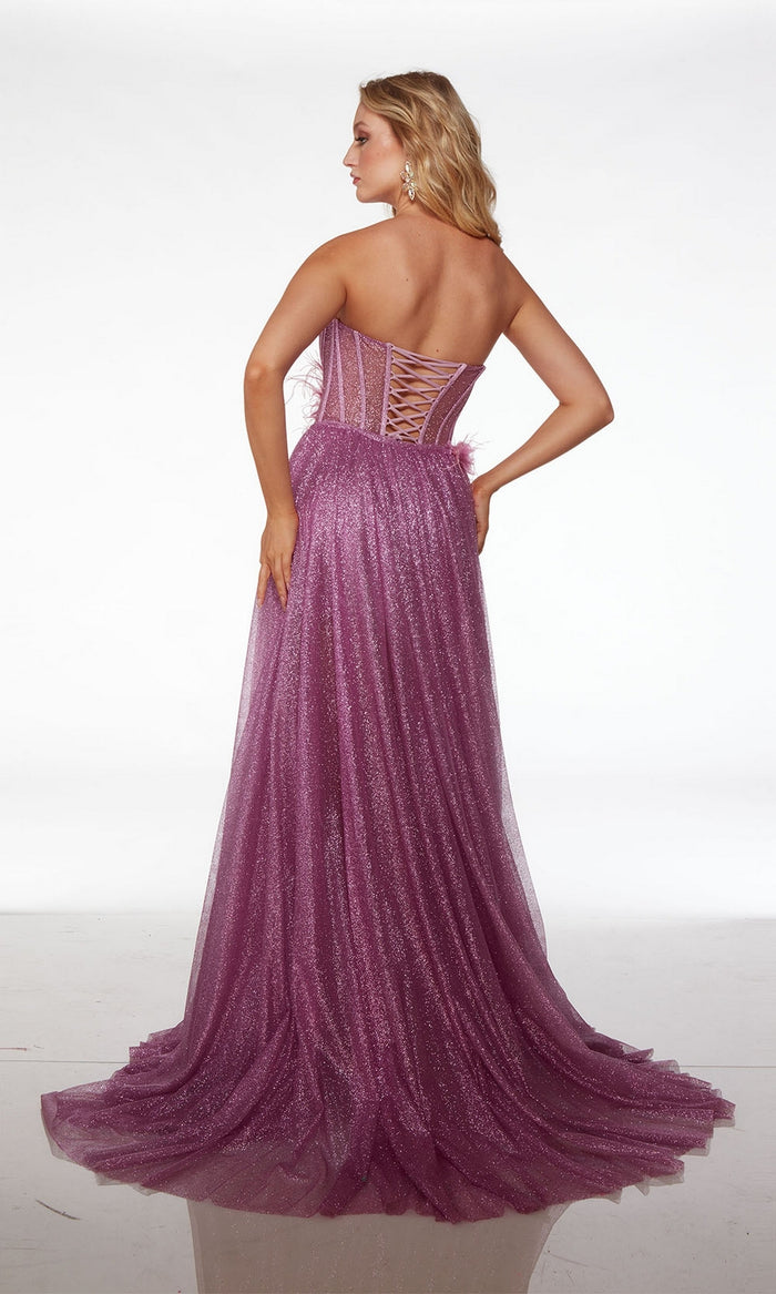 Alyce Detachable-Overskirt Mini Prom Dress 61523