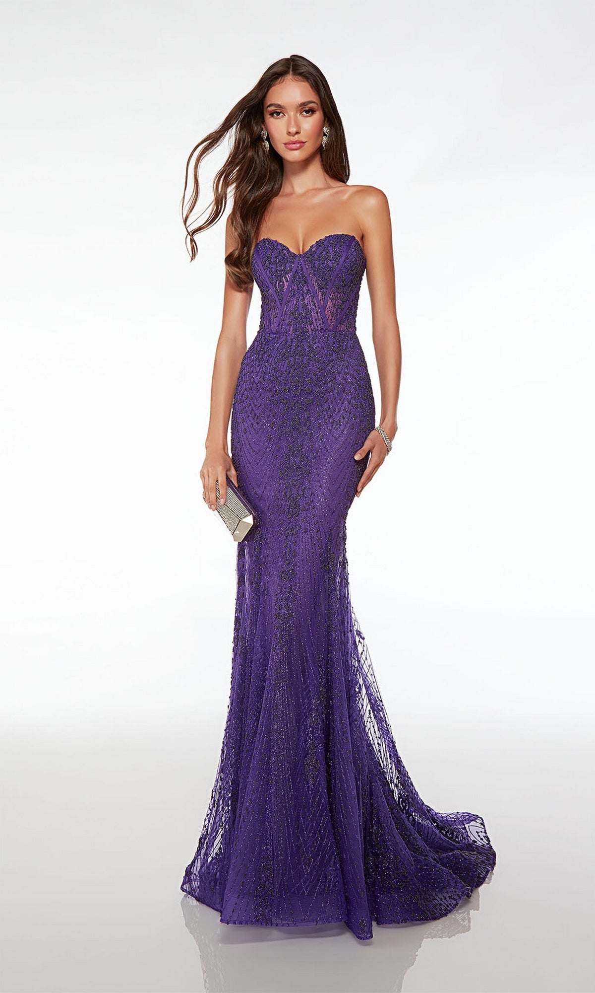 Alyce Long Prom Dress 61579