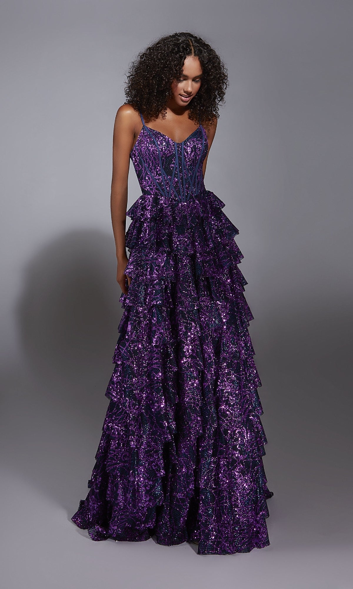 Long Prom Dress: Alyce 61886