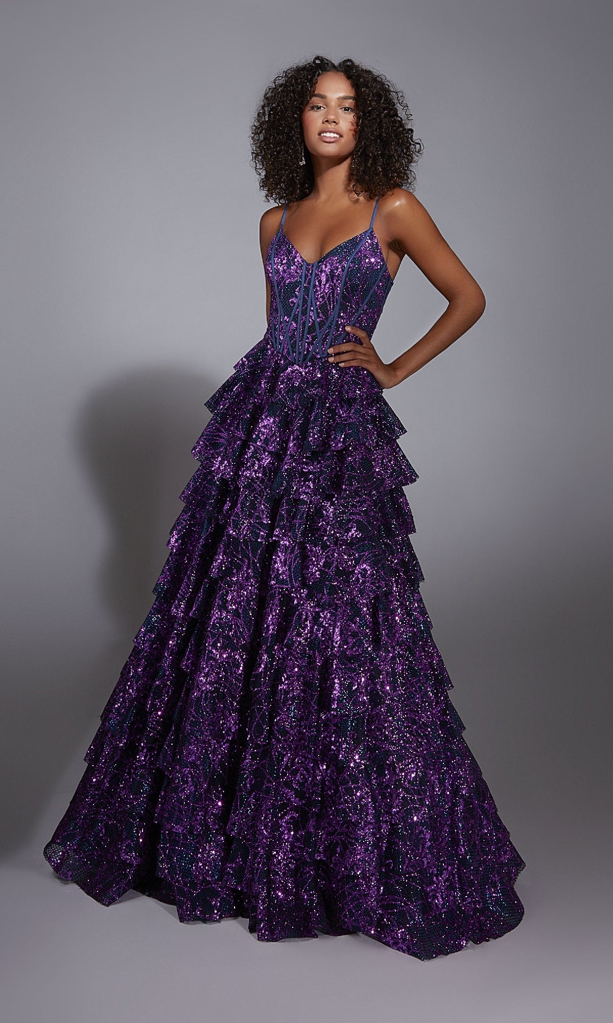 Long Prom Dress: Alyce 61886