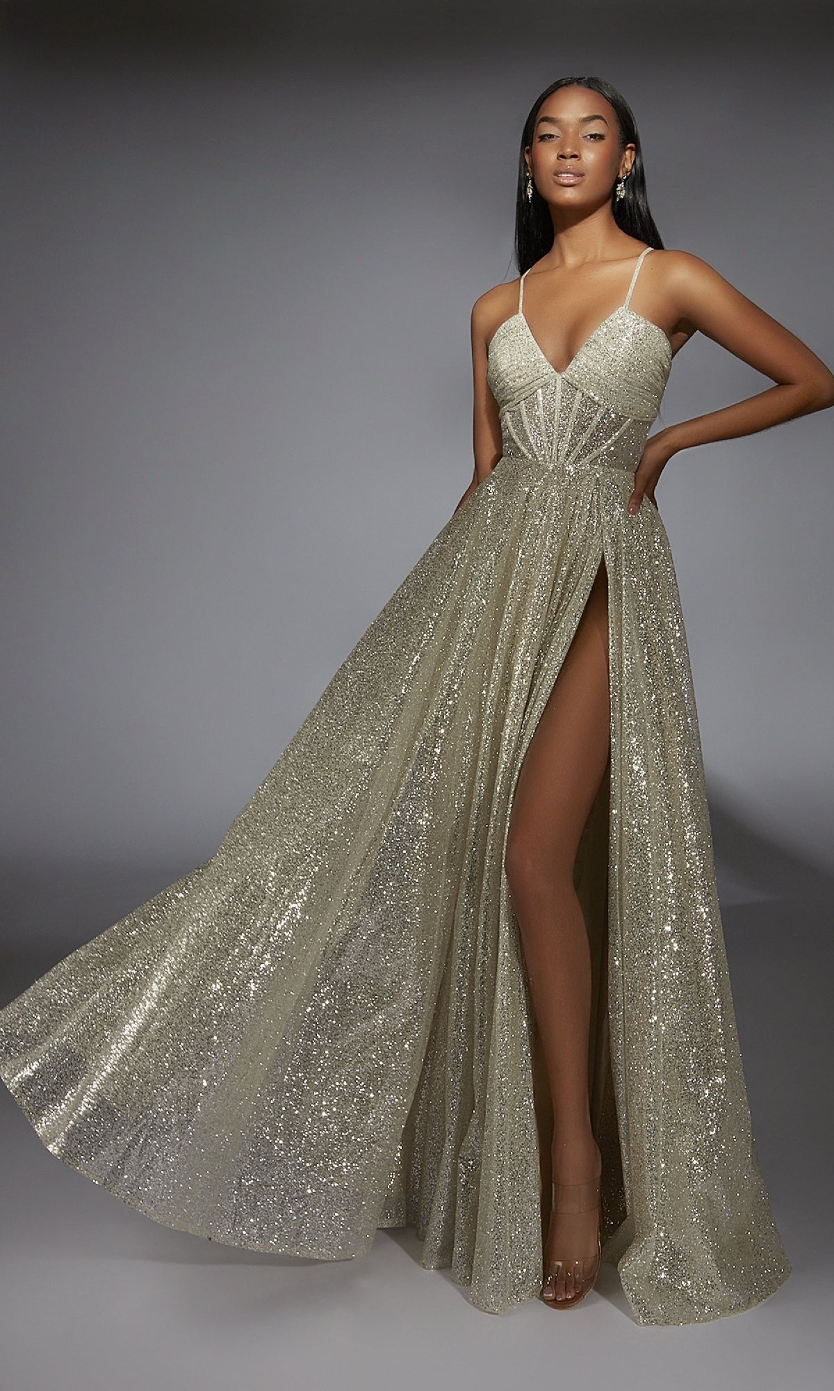 Long Prom Dress: Alyce 61973