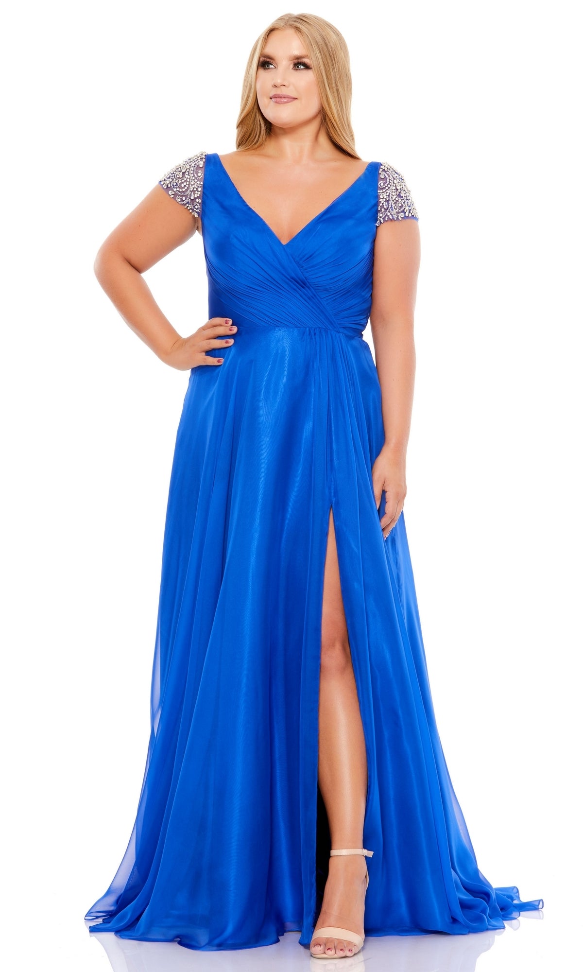 Long Plus-Size Formal Dress 67723 by Mac Duggal