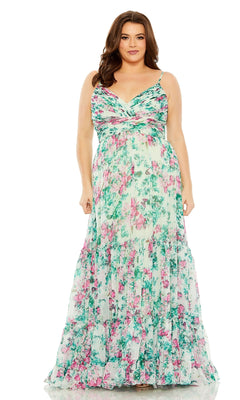 Mac Duggal 68550 Plus Size Formal Dress - PromGirl Mac Duggal 68550 Plus Size Formal Dress - PromGirl