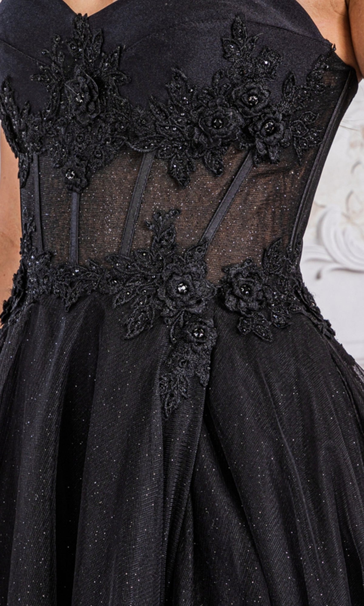 Strapless Sweetheart Long Prom Ball Gown 7042