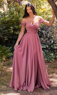 Empire-Waist Plus-Size Long Prom Dress 7493C