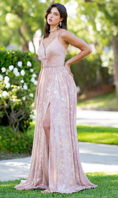 Blush Pink Prom Dress: Cinderella Couture 8086J Blush / XSmall
