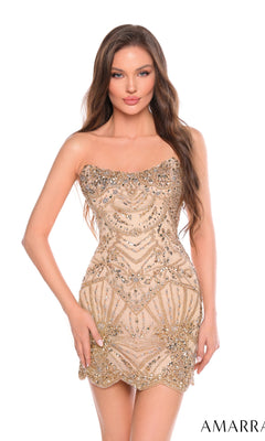 sachin and babi light blue dress Homecoming Short Prom Dress main image 1