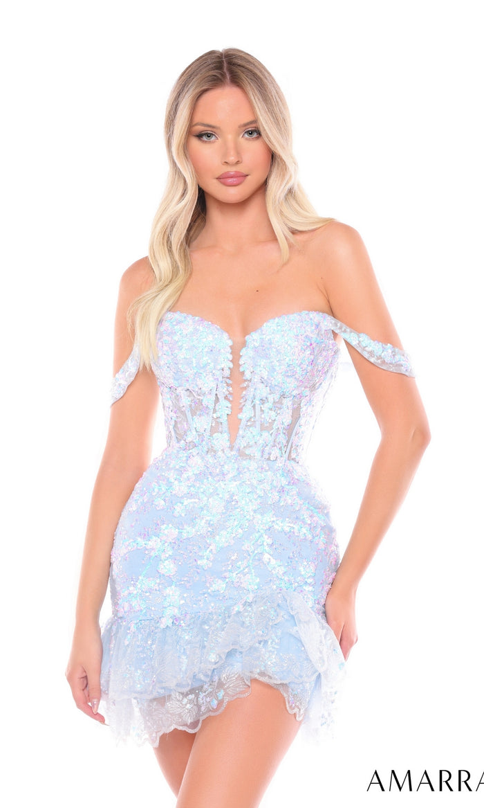Short Homecoming Dress 88060 by Amarra