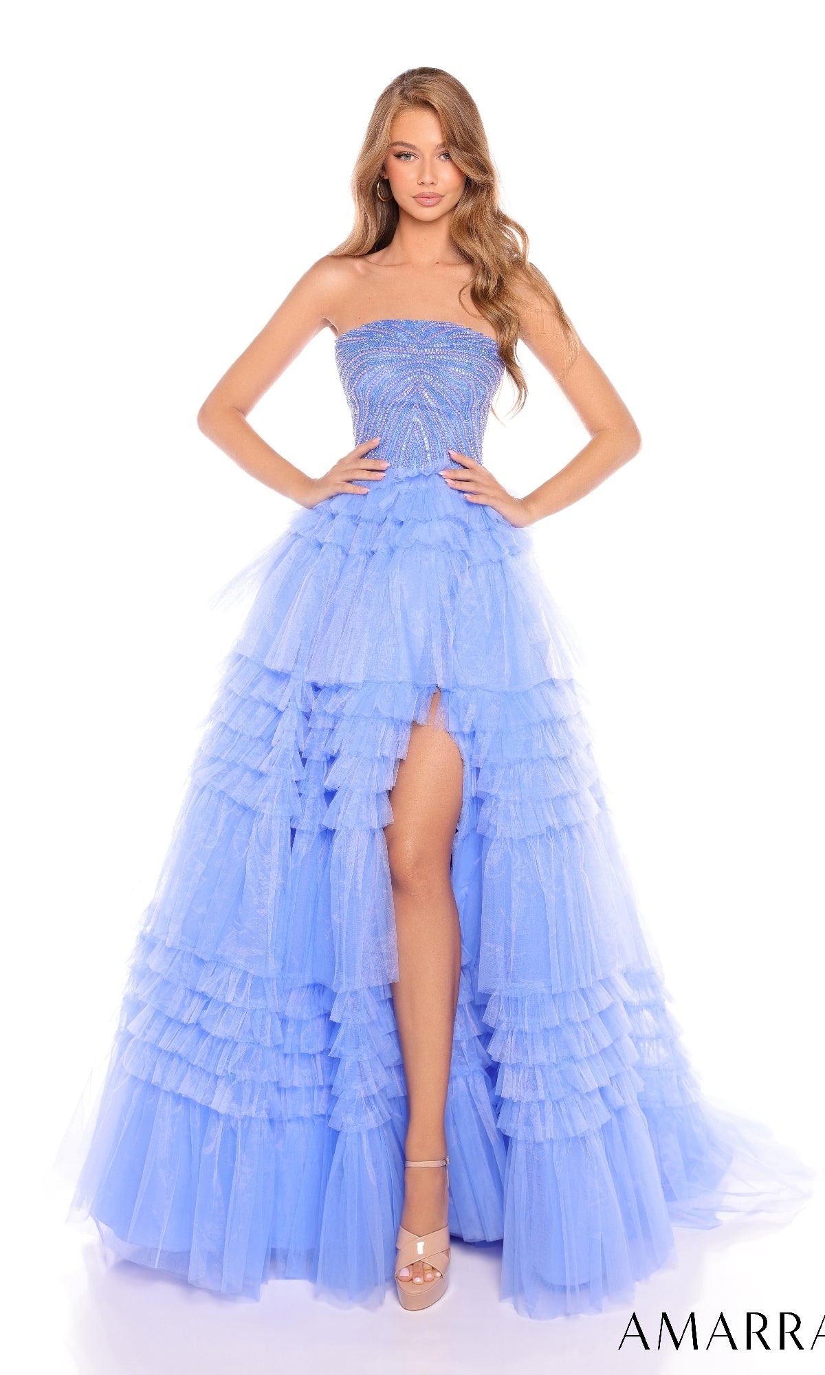 Long Prom Dress: Amarra 88349