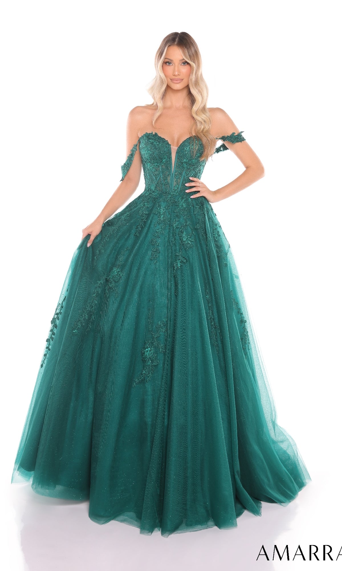 Long Prom Dress: Amarra 88409
