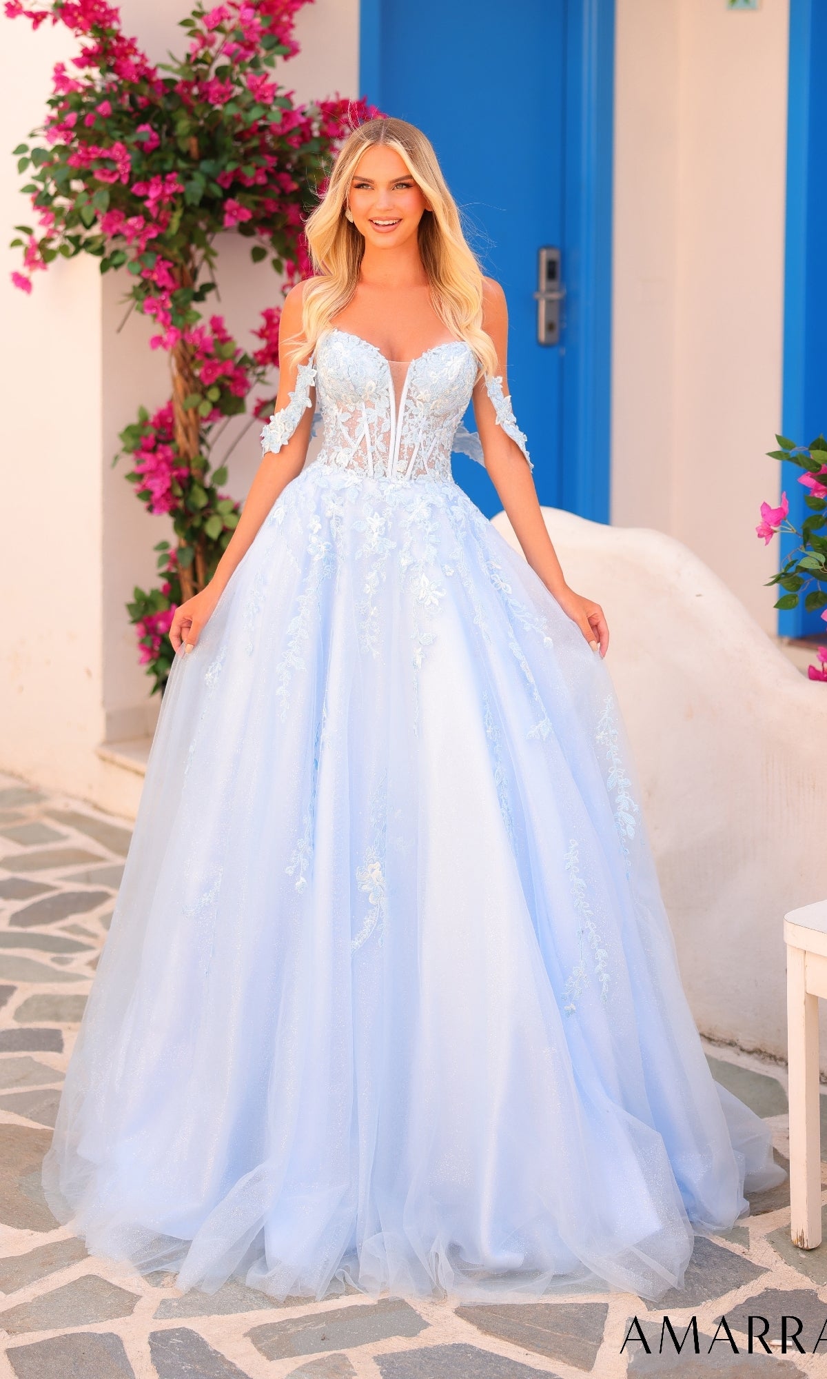 Long Prom Dress: Amarra 88409