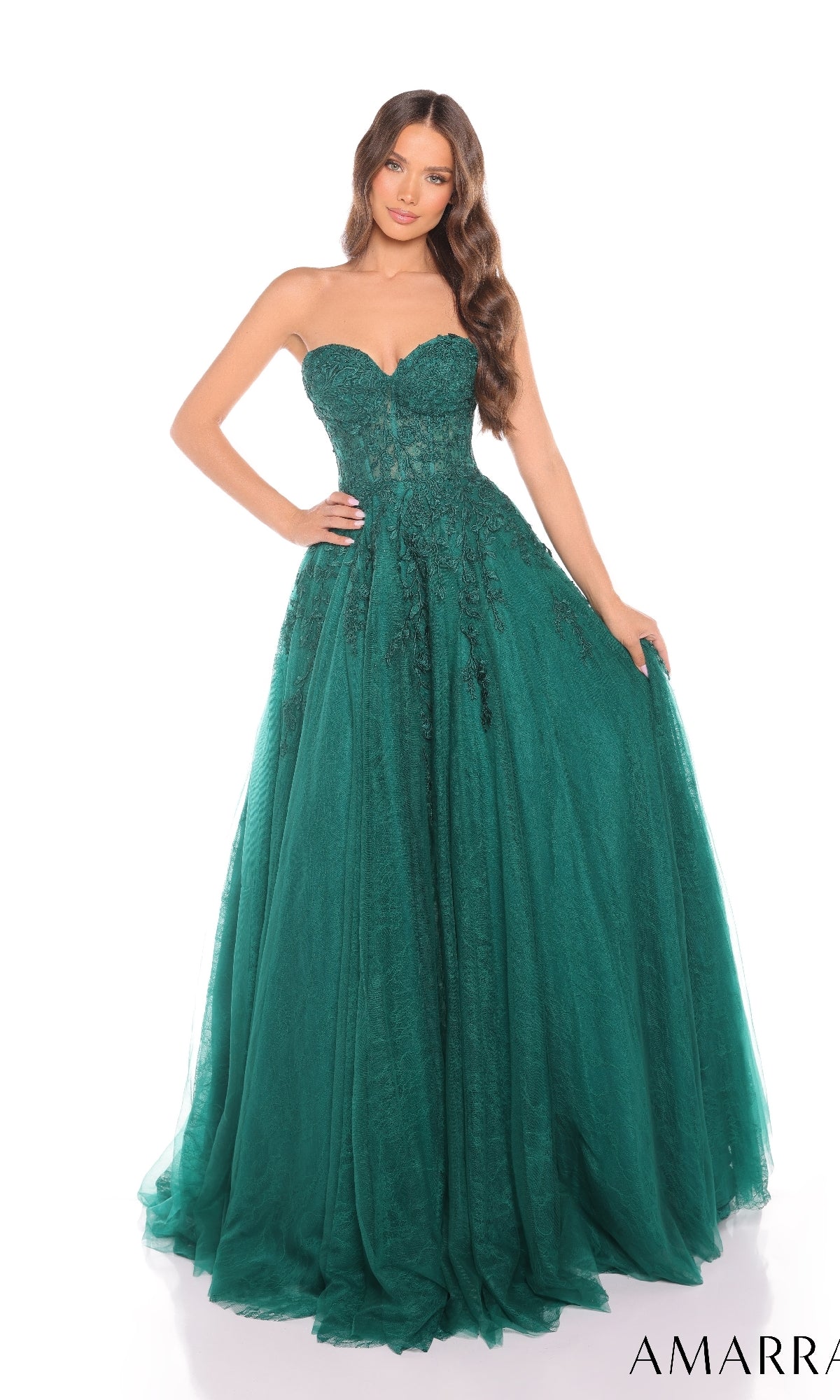Long Prom Dress: Amarra 88412