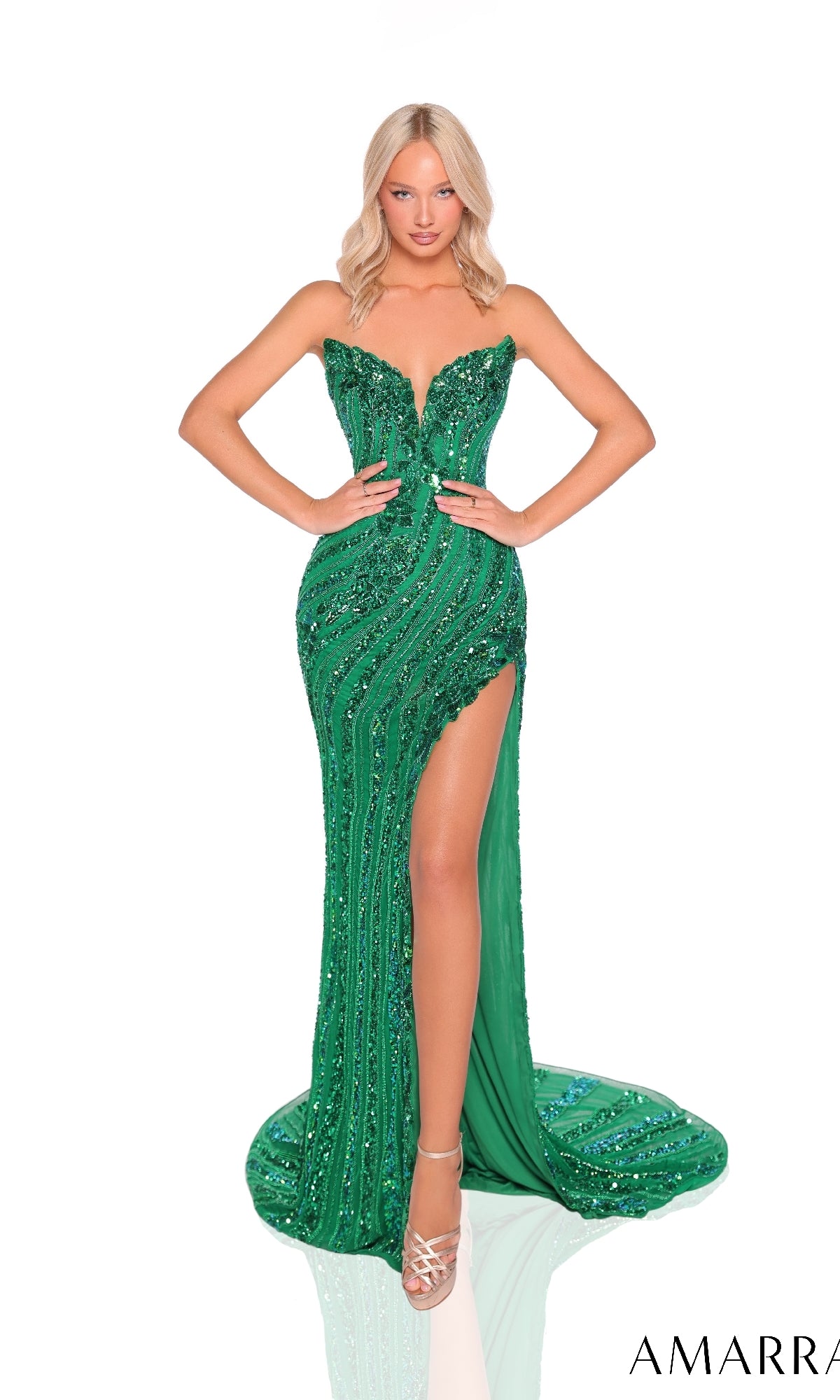 slim fit dress slacks Amarra 88915 Long Prom Dress– PromGirl
