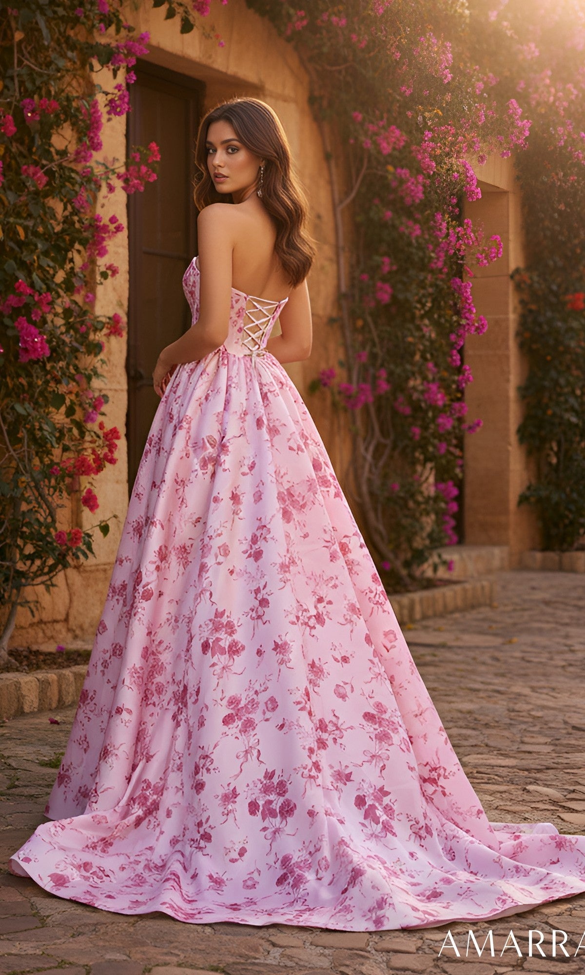 strapless open back dress Buy Amarra Dress Style 88786 main image 1