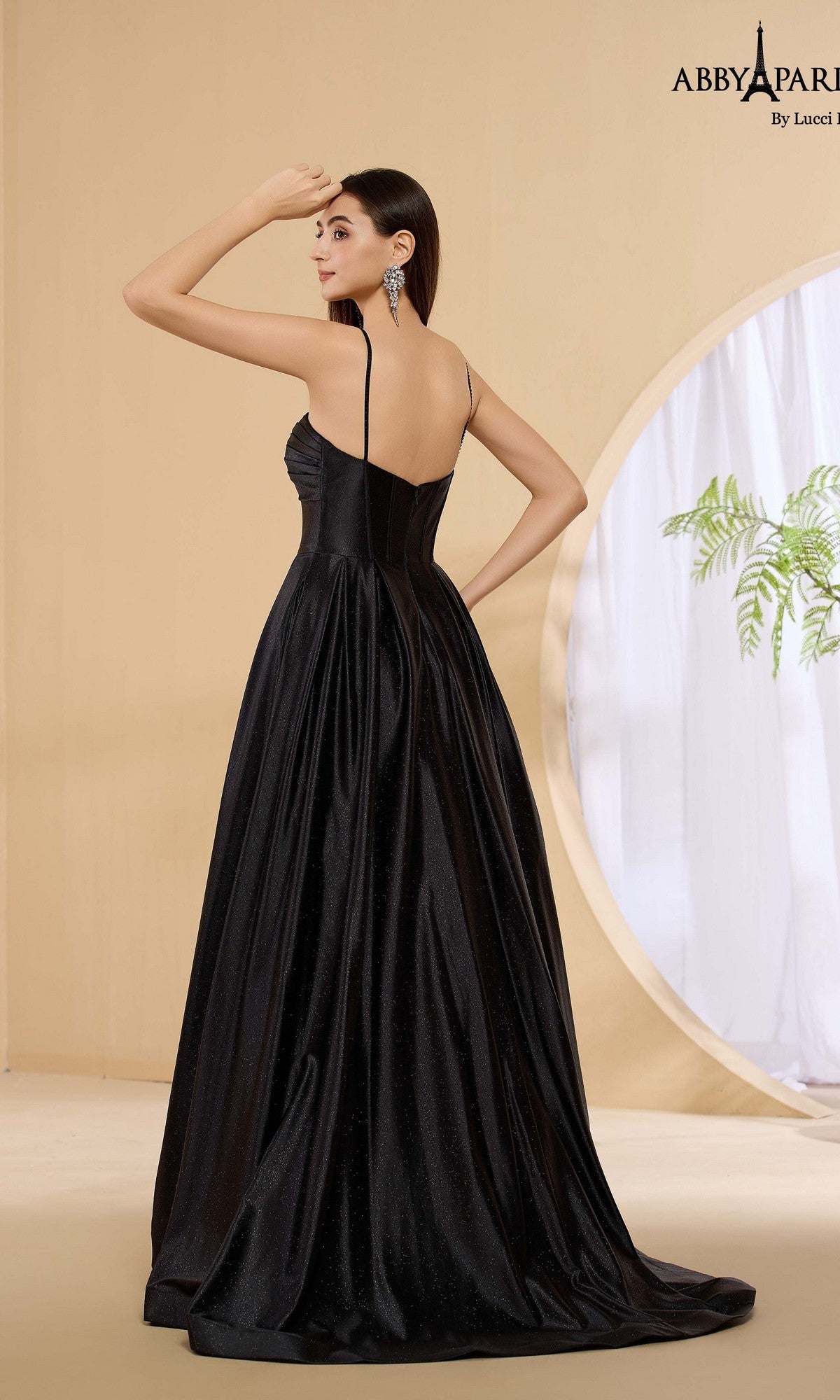 Long Prom Dress: Abby Paris 90389 Black / 000