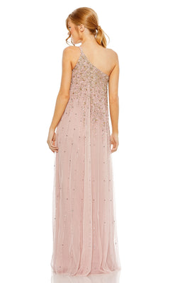 One-Shoulder Long Formal Mac Duggal Dress– PromGirl