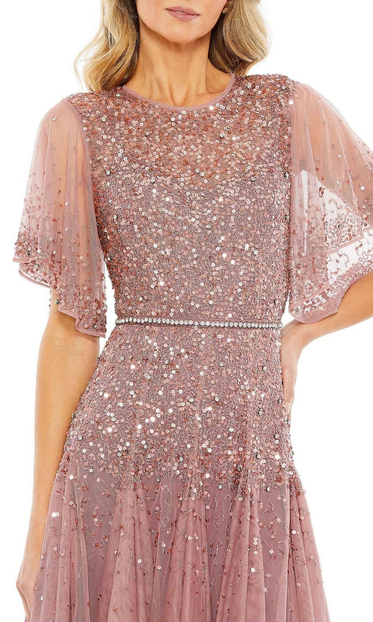 Short Wedding Guest Dress: Mac Duggal 93655