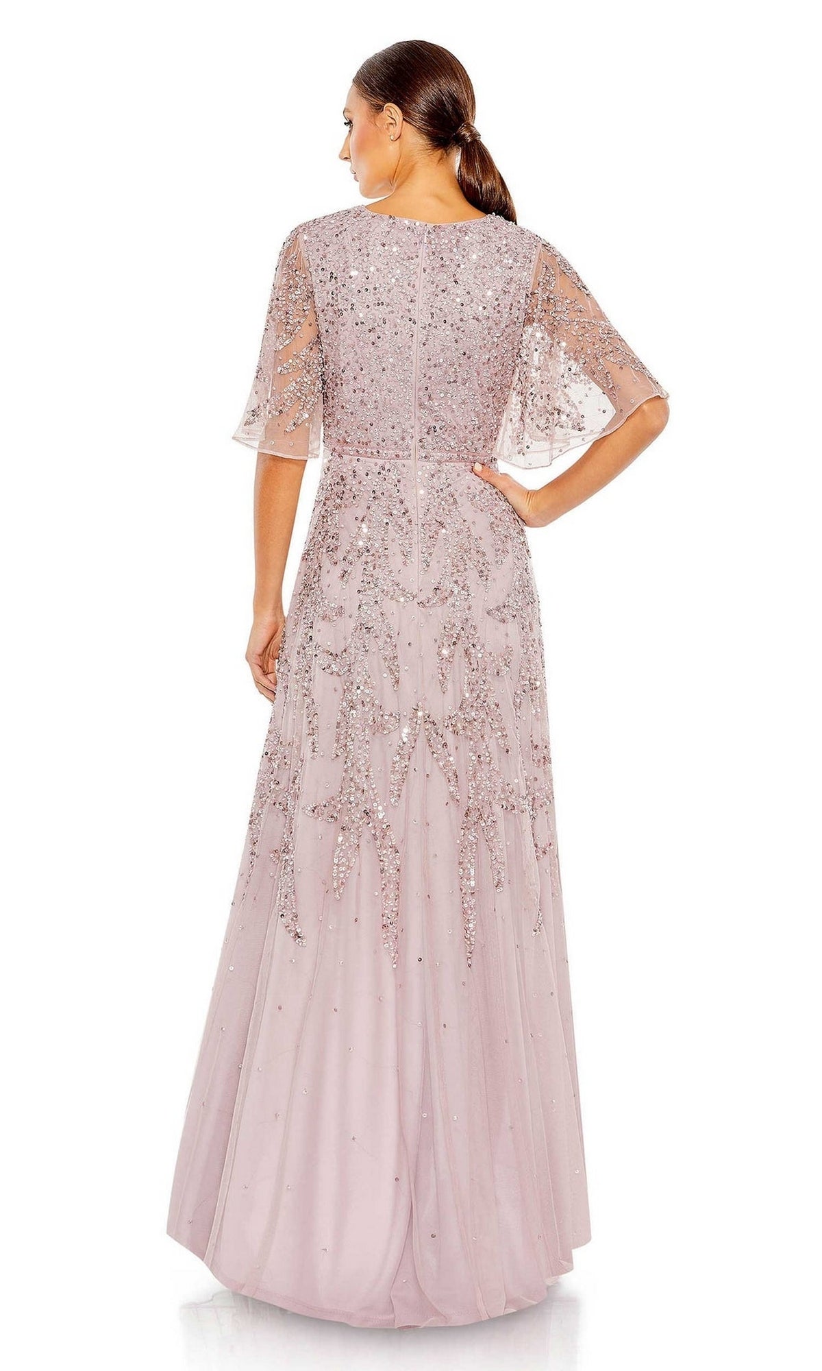 Sequin High-Low Formal Dress: Mac Duggal 93681