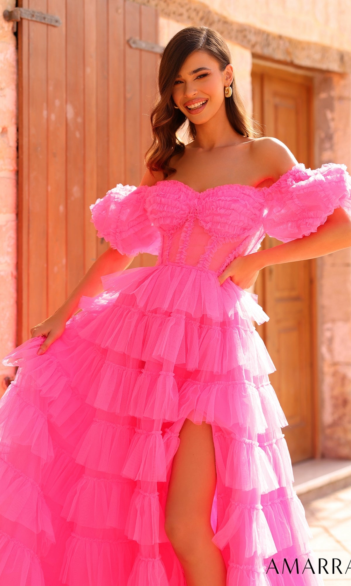 Amarra Long Prom Dress 94000