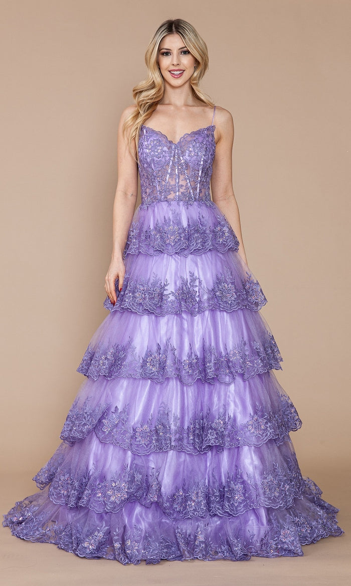 Long Prom Dress 9402 by Poly USA