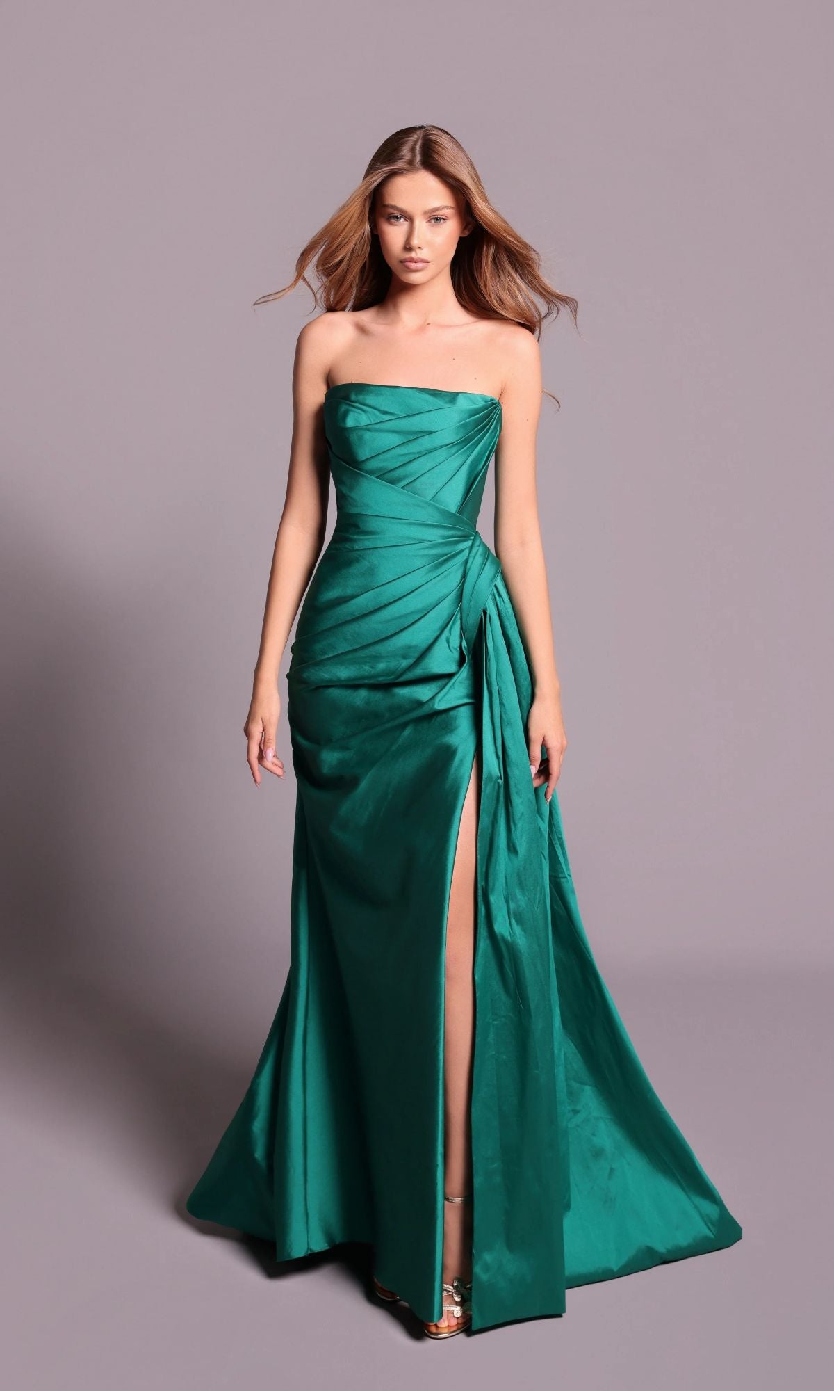 tarik ediz emerald green dress Tarik Ediz 98766