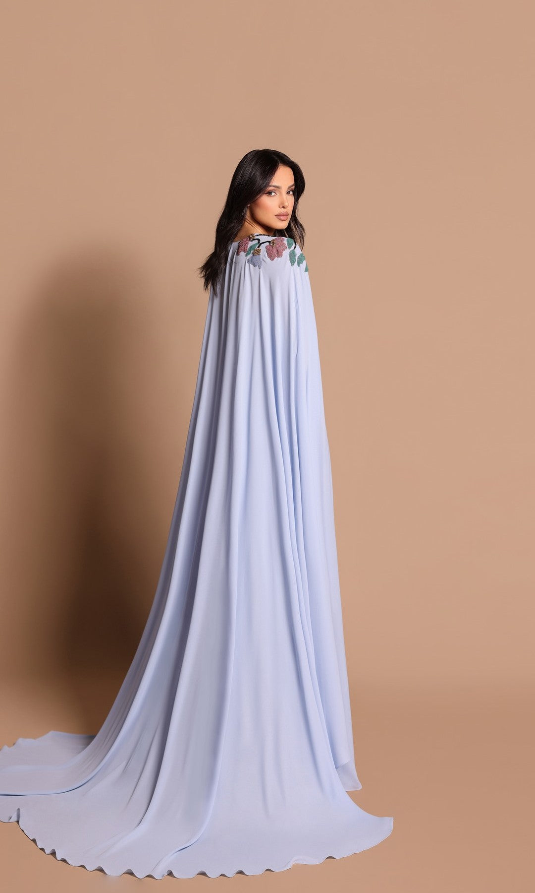 Tarik Ediz 99069 Long Formal Dress Navy / 4