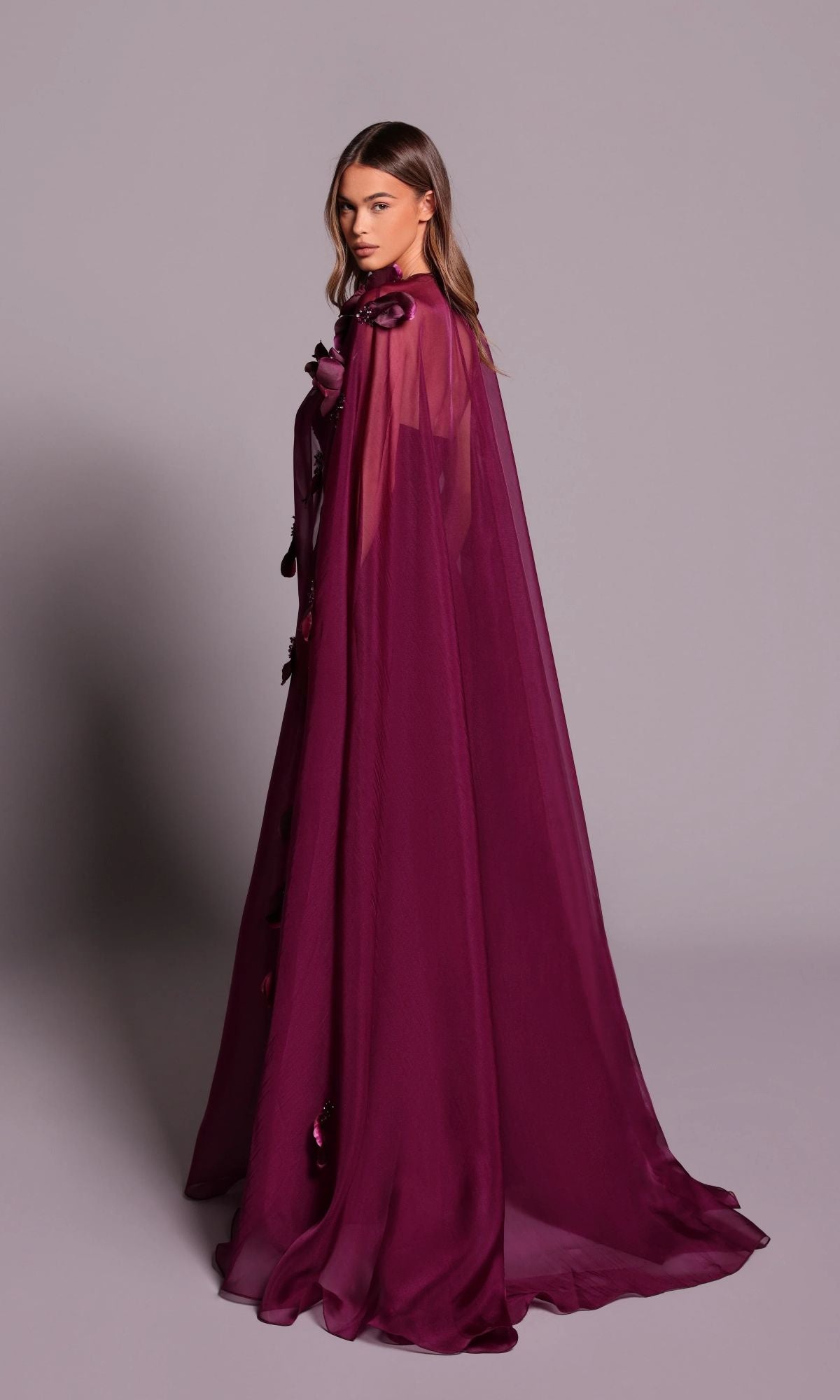 Tarik Ediz 99077 Long Formal Dress Black / 8