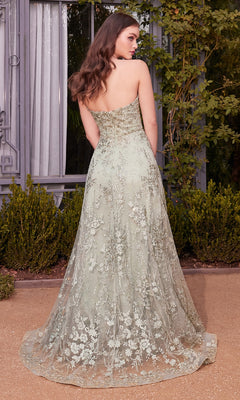 Andrea and Leo A1446 Long Prom Dress Sage / 18