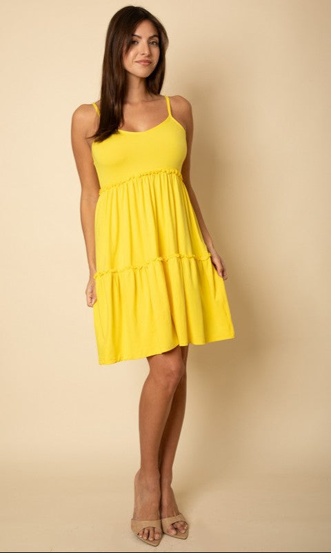 Empire Waist Short Casual Cami Dress
