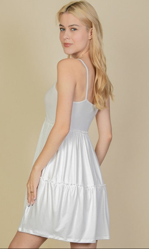 Empire Waist Short Casual Cami Dress