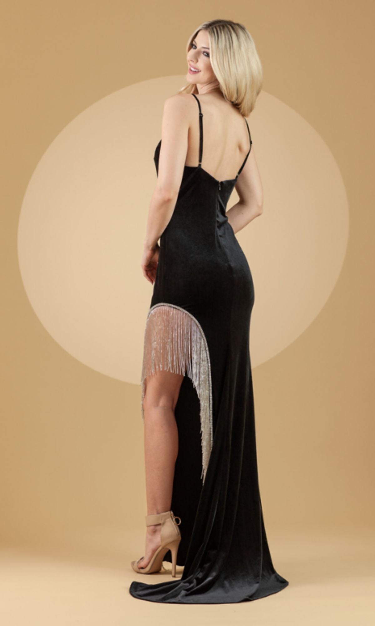 Amelia Couture Black Designer Prom Dress BZ9015V