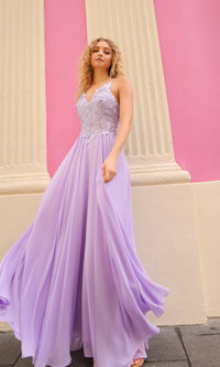 Long Pastel A-Line Prom Dress C1462