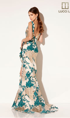 Lucci Lu C8089CL Prom Dress - Multi
