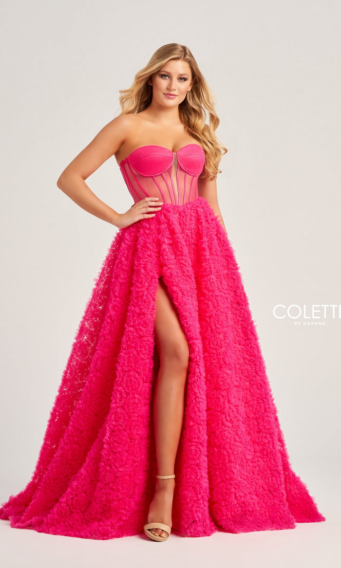 Bustier Colette Long A-Line Prom Ball Gown CL5114