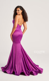 Strapless Colette Long Mermaid Prom Dress CL5116