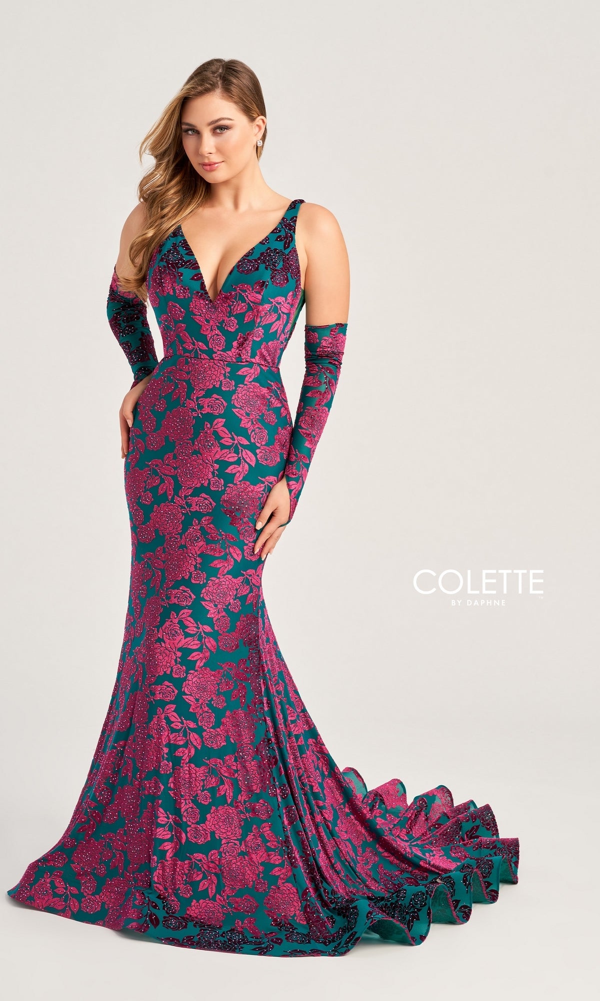 Colette Long Beaded Mermaid Prom Dress CL5121