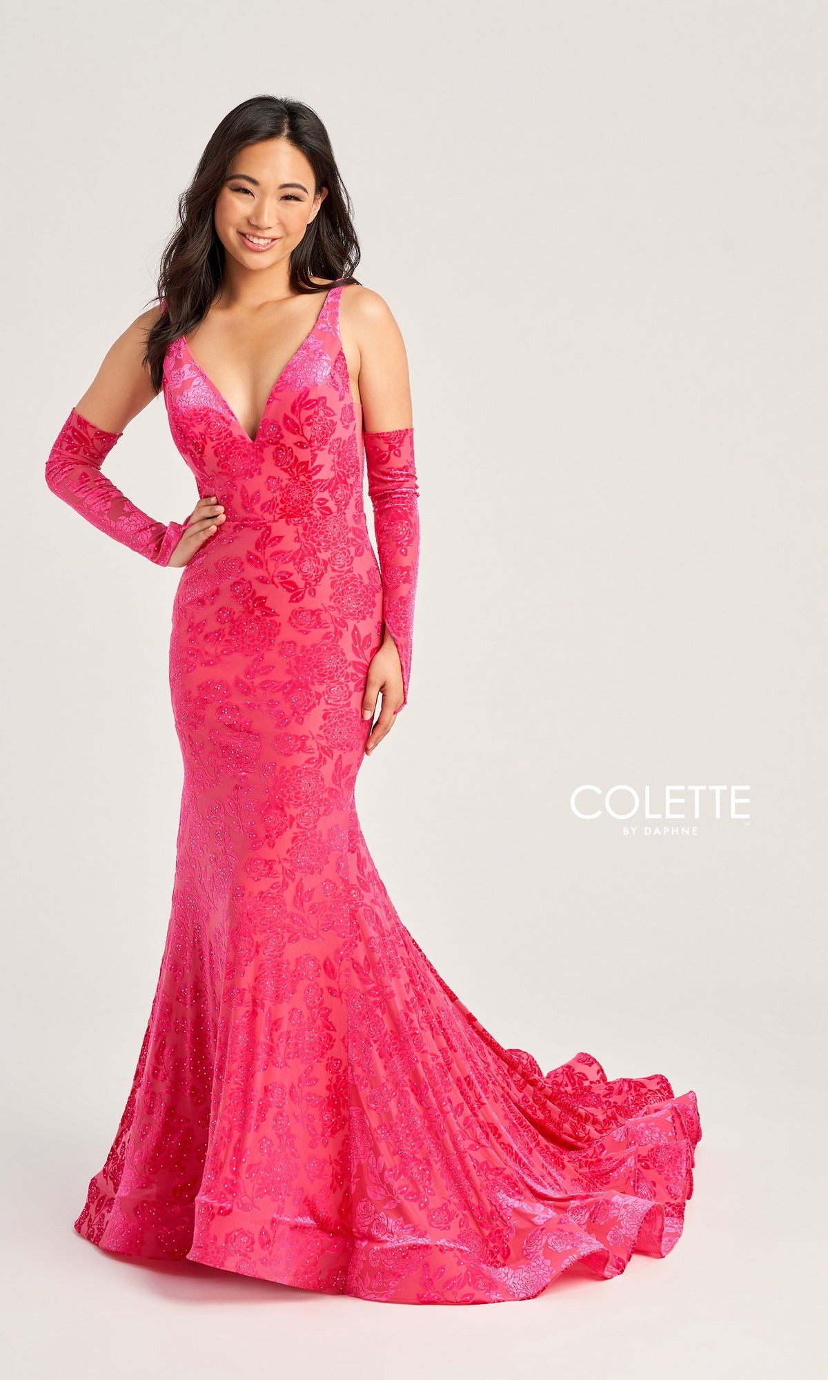 Colette Long Beaded Mermaid Prom Dress CL5121
