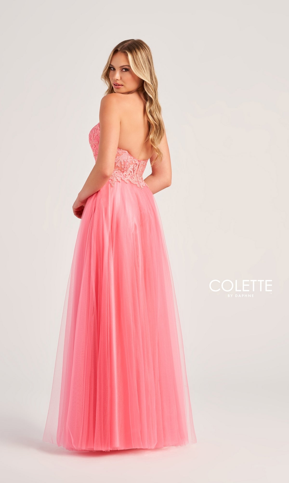Colette Strapless Long A-Line Prom Dress CL5132