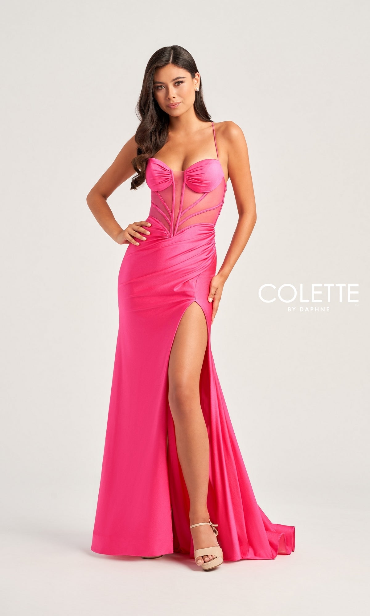 Backless Colette Long Designer Prom Dress CL5140