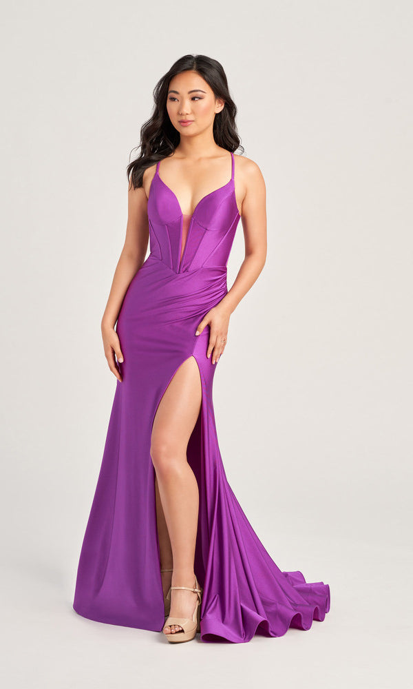 Sleek Long Colette Designer Prom Dress CL5204